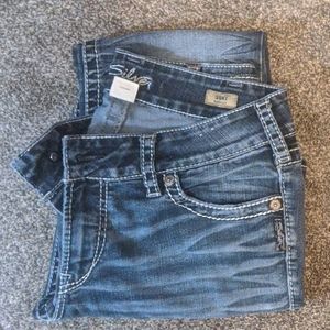 Silver jeans